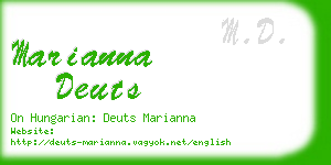 marianna deuts business card